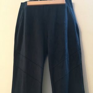 Suede skinny cut legging pant by Elie Tahari